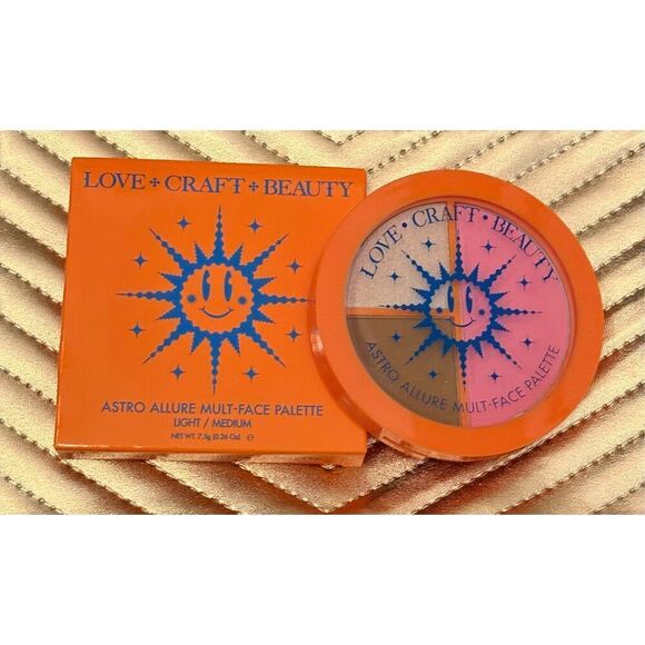 LOVE + CRAFT + BEAUTY - NWT - Astro Allure Multi-Face Palette in Light/Medium - Picture 6 of 13
